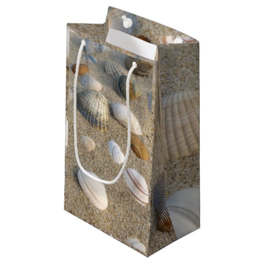 Zeeschelpen Klein Cadeauzakje (Voorkant Gekanteld)