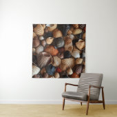 Zeeschelpen Kunsttapijt Wandkleed (In Situ (horizontaal))