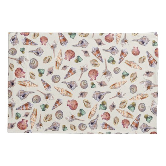 Zeeschelpen Kussensloop (Achterkant)