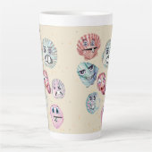 zeeschelpen latte mok (Voorkant)