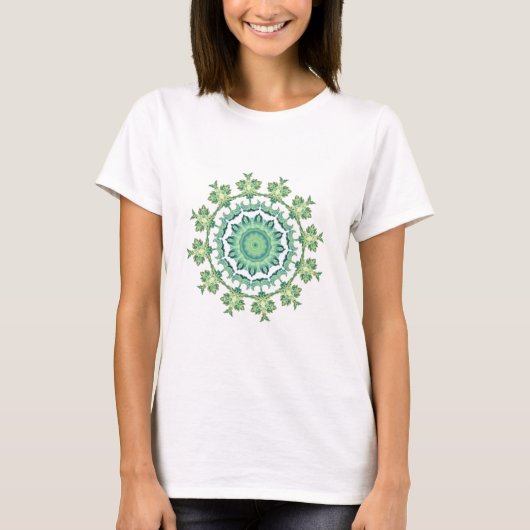Zeeschelpen Mandala T-shirt (Voorkant)