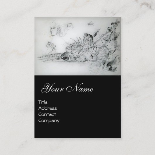 ZEESCHELPEN MET JONG MEISJE VISITEKAARTJE (Voorkant)