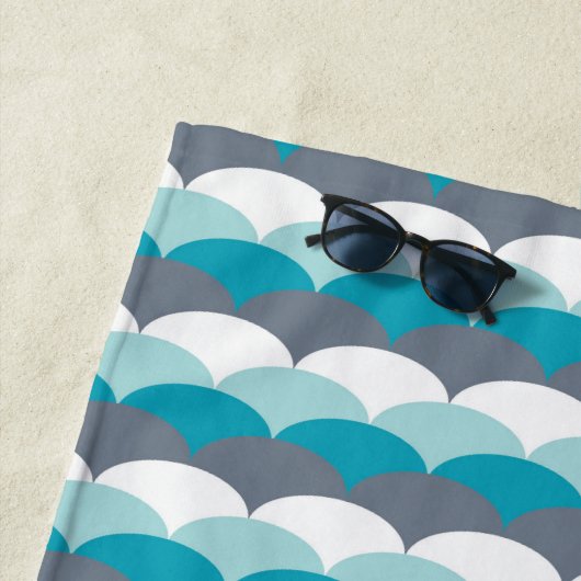 zeeschelpen met nautisch patroon strandlaken (In situ)