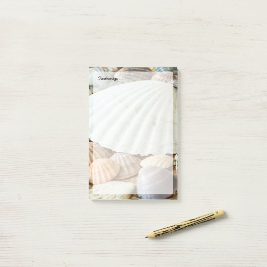 Zeeschelpen - Oceaan, Zee, Natuur Post-it® Notes (Op bureau)