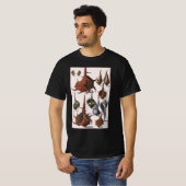  zeeschelpen, oceaanzeeschelpen Marine Life T-shirt (Voorkant volledig)