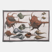  zeeschelpen, oceaanzeeschelpen Marine Life Theedoek (Horizontaal)