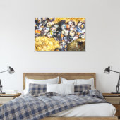 Zeeschelpen onder water canvas afdruk (Insitu (Slaapkamer))
