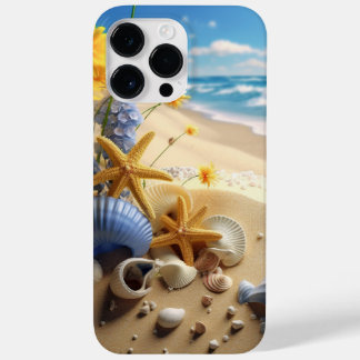 ZEESCHELPEN OP EEN ZANDSTRAND AAN DE OCEAAN Case-Mate iPhone 14 PRO MAX HOESJE
