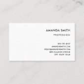 Zeeschelpen op een zandstrand Foto Visitekaartje (Achterkant)