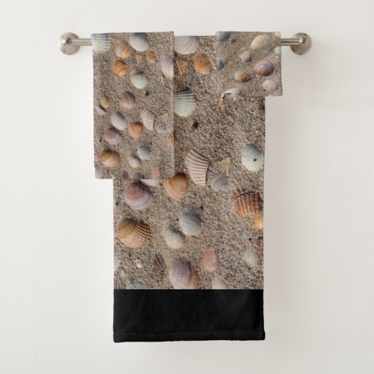 Zeeschelpen op het strand bad handdoek (Insitu)