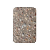 Zeeschelpen op het strand badmat (Voorkant Verticaal)