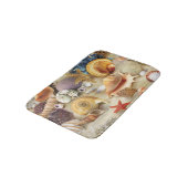 Zeeschelpen op het strand badmat (Gekanteld)