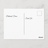 Zeeschelpen op het strand briefkaart (Achterkant)