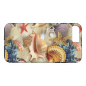 Zeeschelpen op het strand Case-Mate iPhone case (Achterkant (Horizontaal))