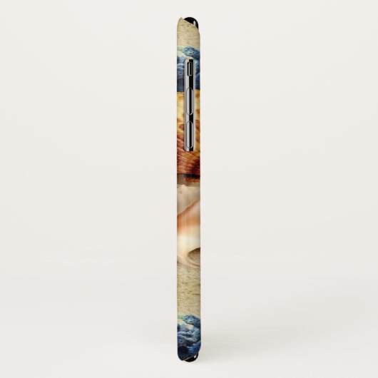 Zeeschelpen op het strand Case-Mate iPhone case (Achterkant/links)