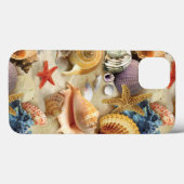 Zeeschelpen op het strand Case-Mate iPhone case (Achterkant (horizontaal))