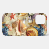 Zeeschelpen op het strand Case-Mate iPhone case (Achterkant (horizontaal))