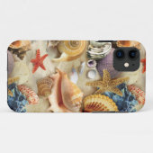 Zeeschelpen op het strand Case-Mate iPhone case (Achterkant (horizontaal))