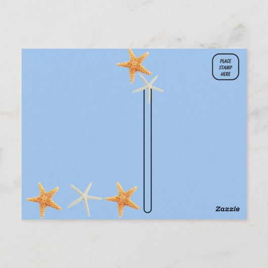 Zeeschelpen op het strand - Florida Life Briefkaart (Achterkant)