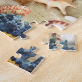 Zeeschelpen op het strand legpuzzel (Zijkant)