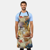 Zeeschelpen op het strand schort (Gedragen)