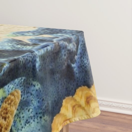 Zeeschelpen op het strand tafelkleed (Voorbeeld)