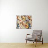 Zeeschelpen op het strand wandkleed (In Situ (horizontaal))