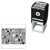 Zeeschelpen op het strand zelfinktende stempel (In situ)