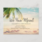 Zeeschelpen, Palm Beach Verhuizing Aankondigingskaart (Voorkant)