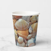 Zeeschelpen Papieren Bekers (Achterkant)