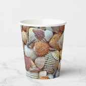 Zeeschelpen Papieren Bekers (Links)