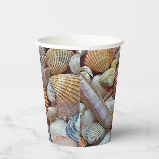 Zeeschelpen Papieren Bekers (Rechts)