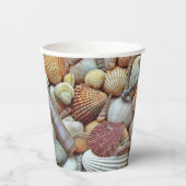 Zeeschelpen Papieren Bekers (Voorkant)