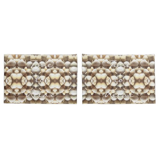 Zeeschelpen Romantic Beach Summer Theme Kussensloop (Achterkant-Set)