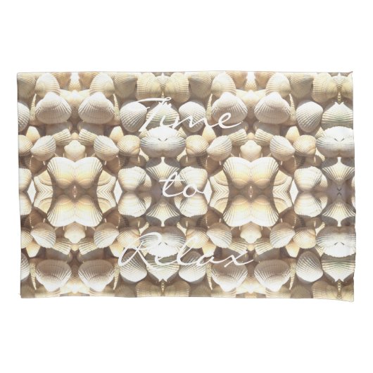 Zeeschelpen Romantic Beach Summer Theme Kussensloop (Voorkant-Links)