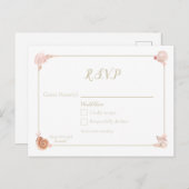 Zeeschelpen RSVP-Briefkaart Briefkaart (Voorkant / Achterkant)