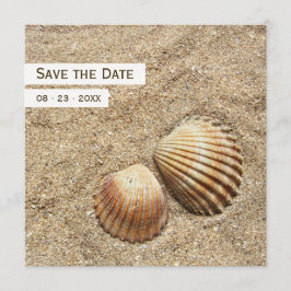 Zeeschelpen - Save the date-aankondiging Date