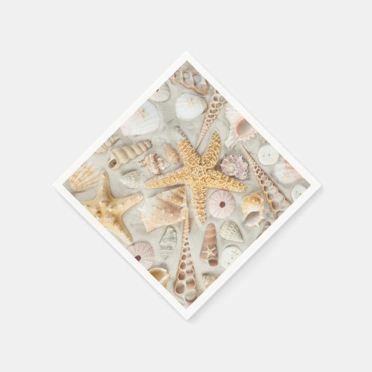 Zeeschelpen Servetten (Hoek)