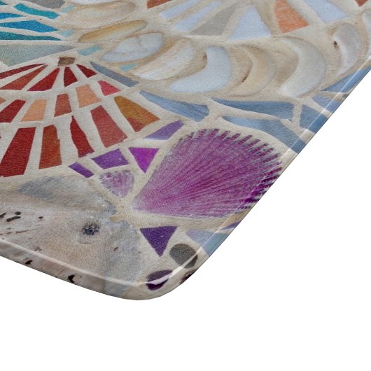 Zeeschelpen Snijplank (Hoek)