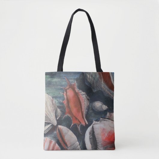 Zeeschelpen Sonate Tote Bag (Voorkant)
