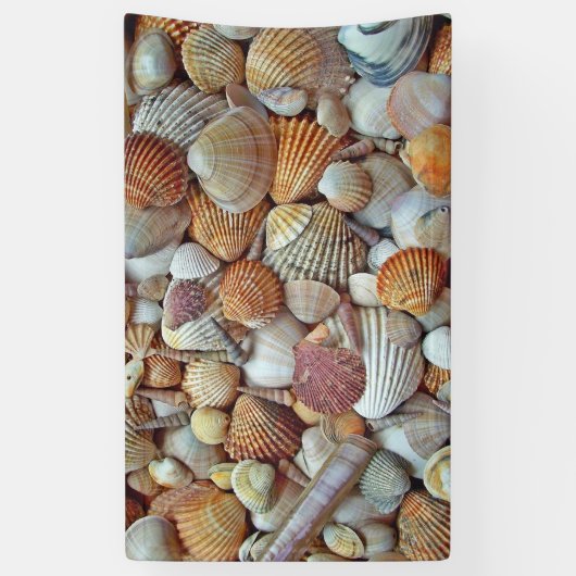 Zeeschelpen Spandoek (Verticaal)