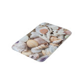 Zeeschelpen stenen koraal achtergrond badmat (Gekanteld)