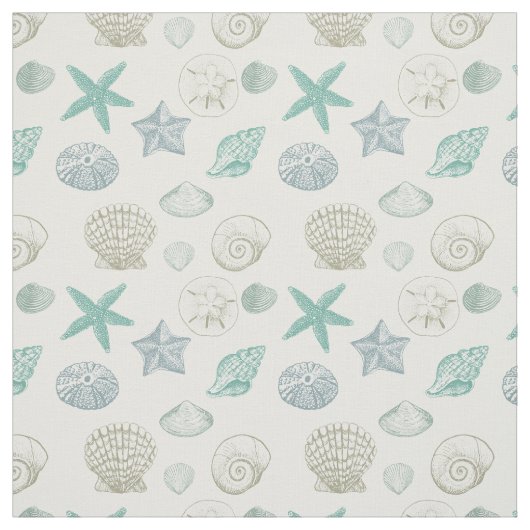 Zeeschelpen Stof (Swatch)