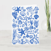 Zeeschelpen Strand Schelpen Oceaan Gefeliciteerd V Kaart (Voorkant)