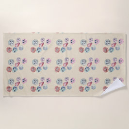 zeeschelpen strandlaken