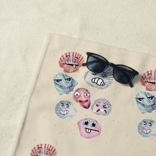 zeeschelpen strandlaken (In situ)