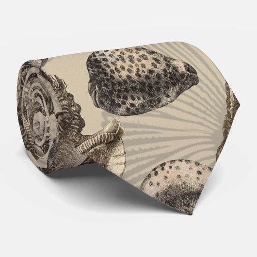 Zeeschelpen Stropdas (Opgerold)