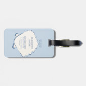 Zeeschelpen & Trouwbellen Bachelorette Bagage Labe Bagagelabel (Achterkant horizontaal)