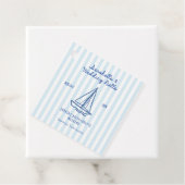 Zeeschelpen & Trouwbellen Bachelorette  Bedankjes Labels (In situ)