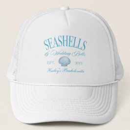 Zeeschelpen Trouwbellen Bachelorette Trucker Pet